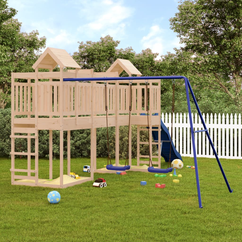 Vidaxl Playhouse Solid Pine Wood