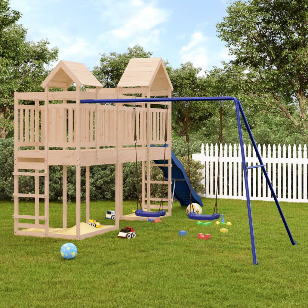 Vidaxl Playhouse Solid Pine Wood