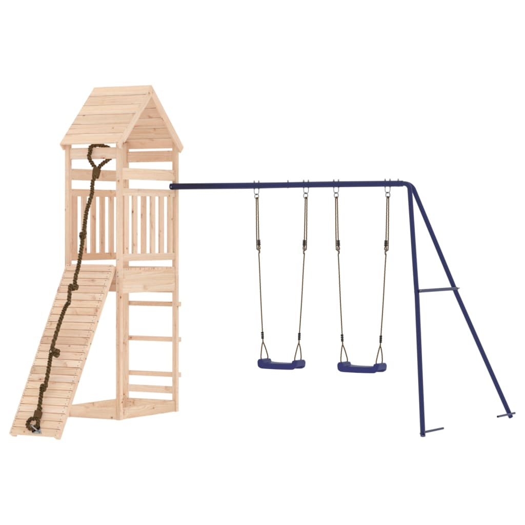 Vidaxl Playhouse Solid Pine Wood