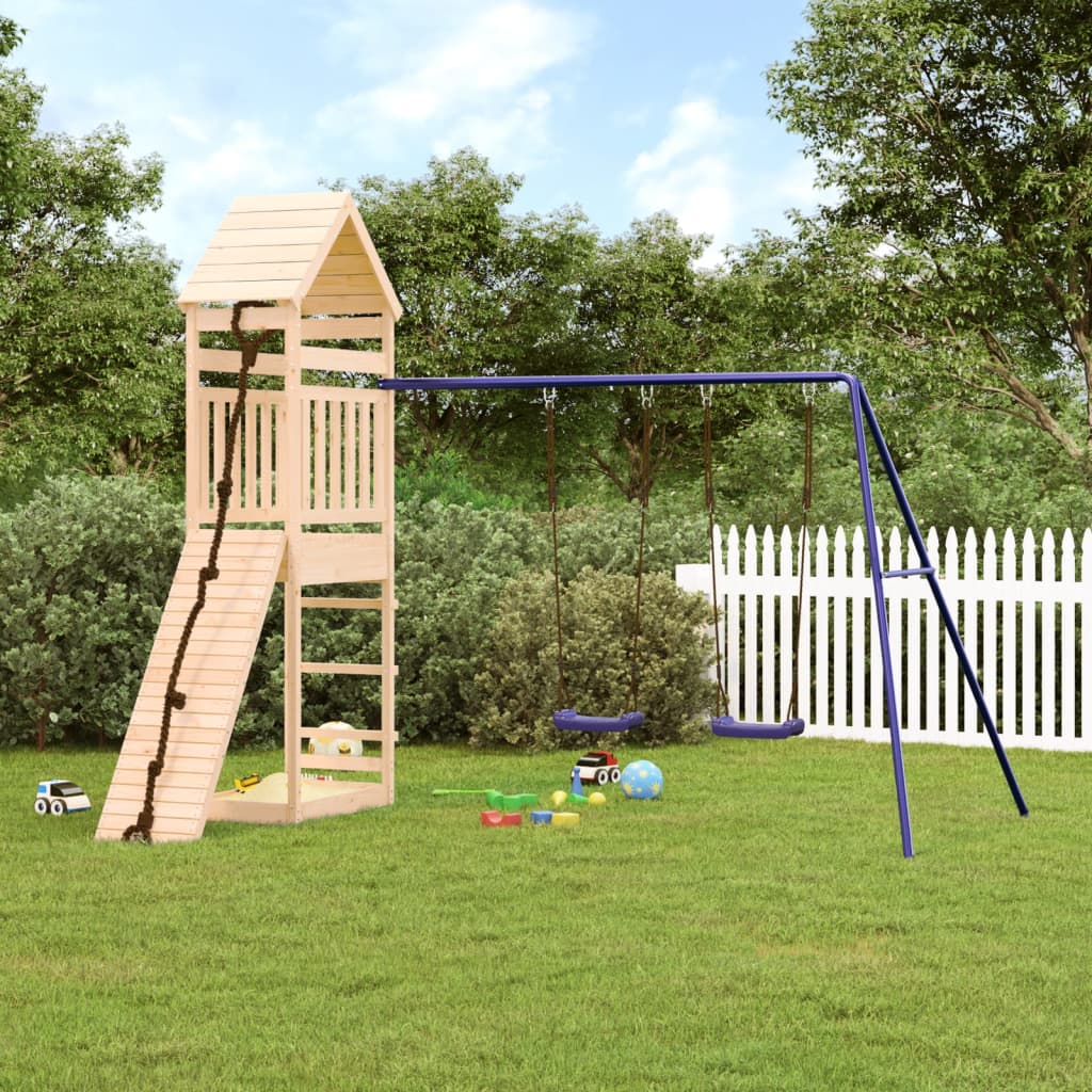 Vidaxl Playhouse Solid Pine Wood