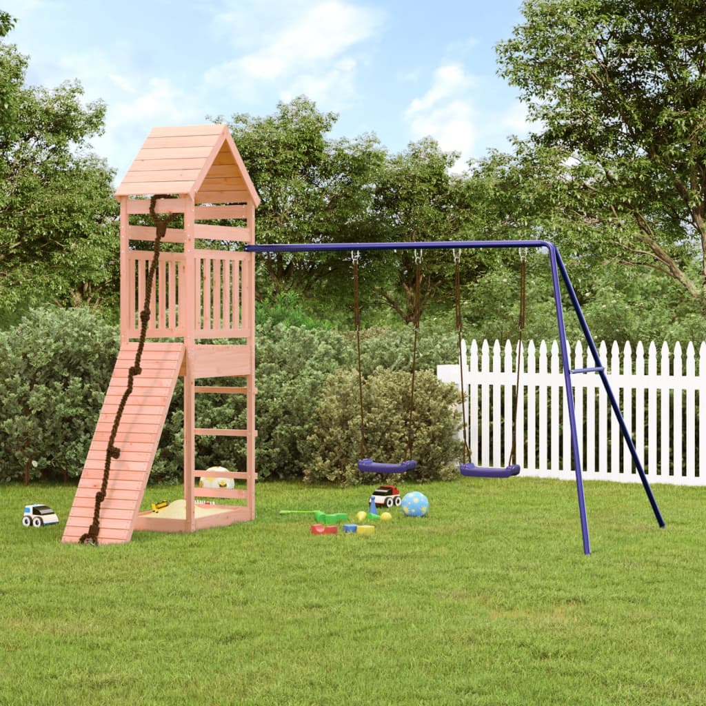 Vidaxl Playhouse Solid Douglas Wood