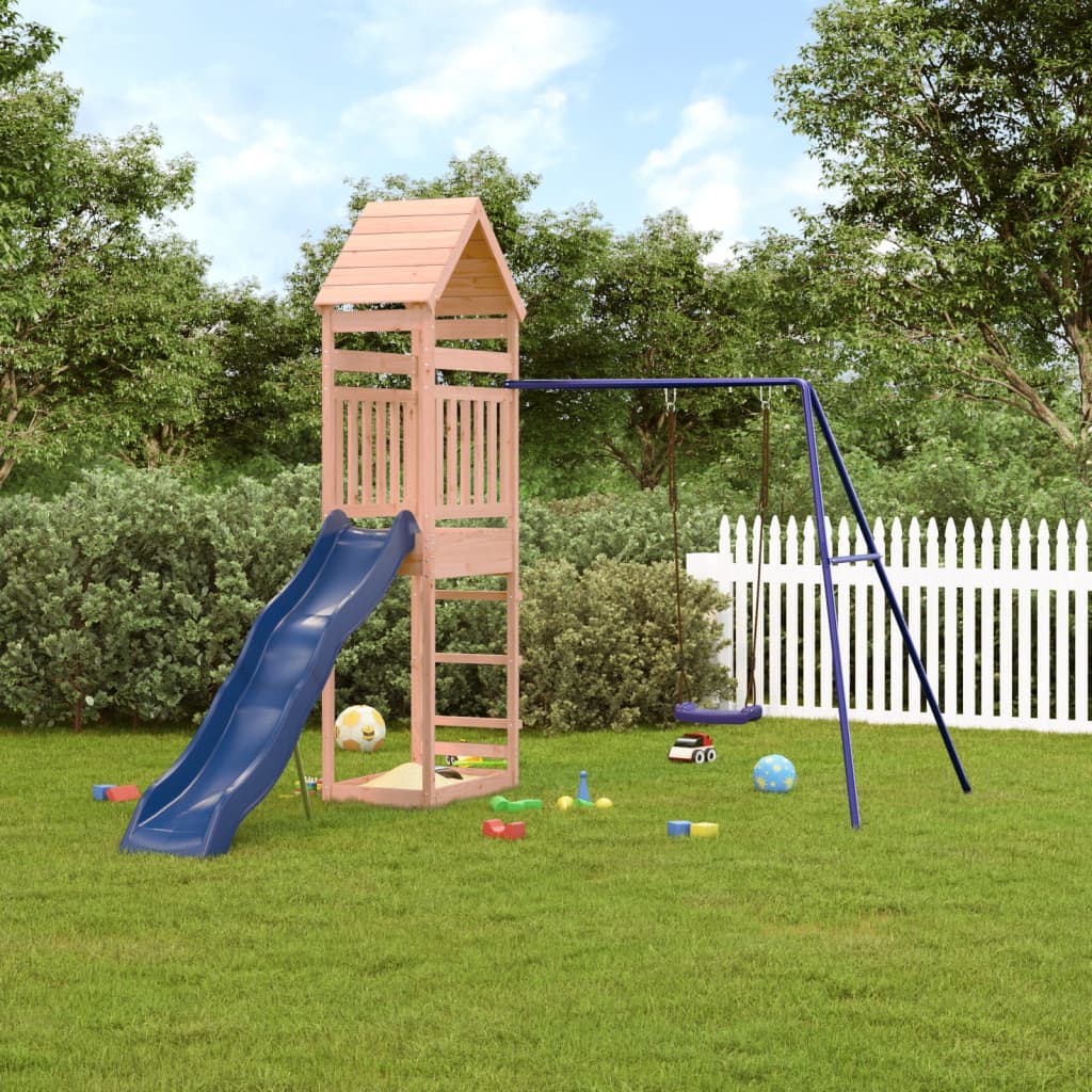 Vidaxl Playhouse Solid Douglas Wood