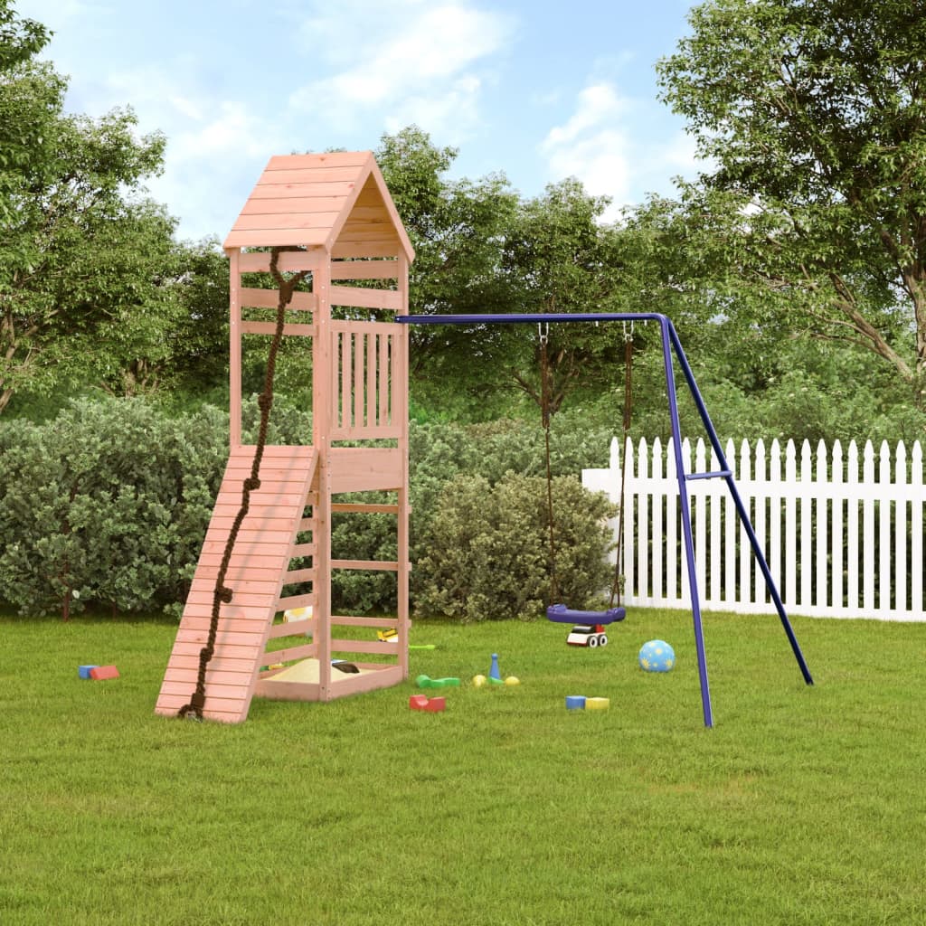 Vidaxl Playhouse Solid Douglas Wood
