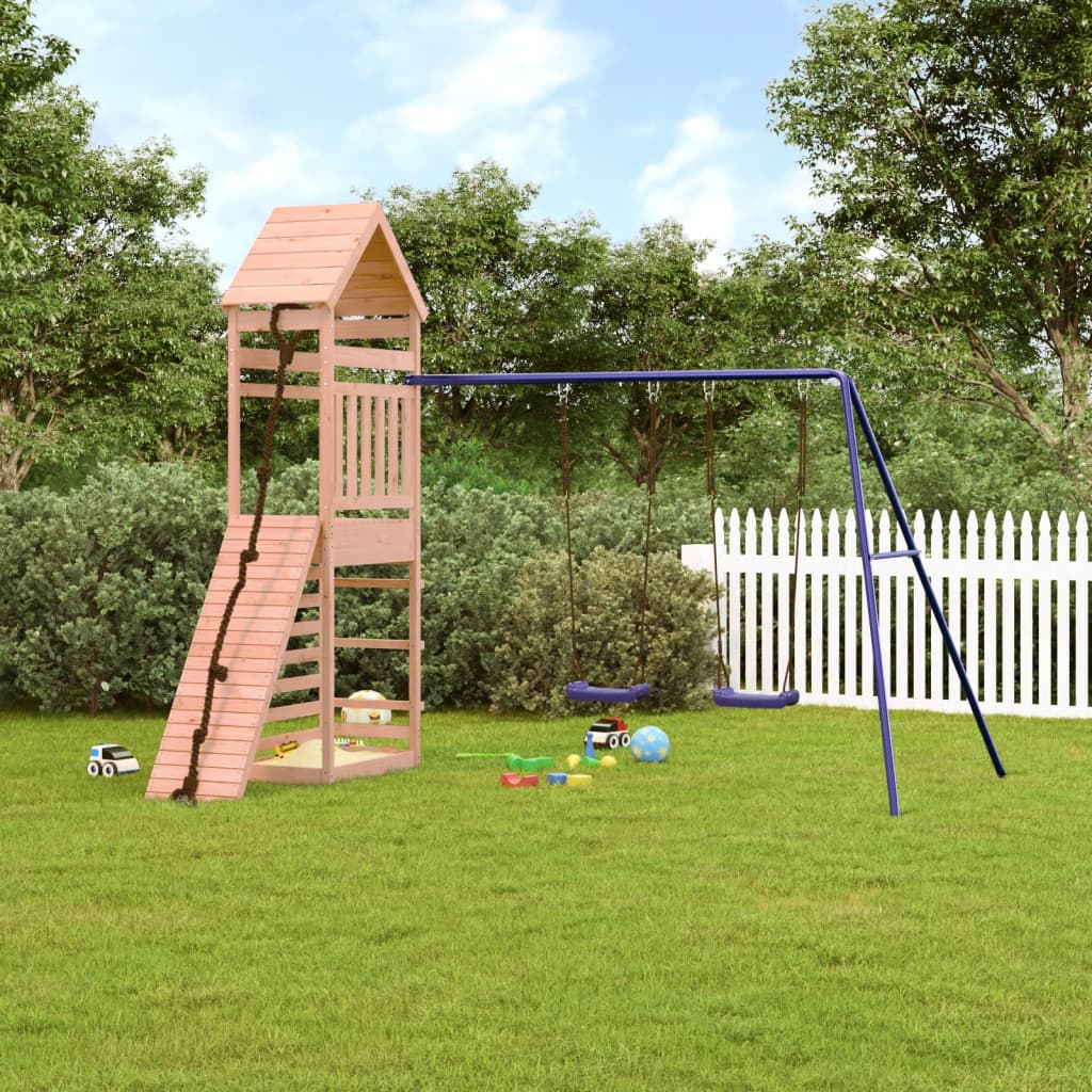 Vidaxl Playhouse Solid Douglas Wood