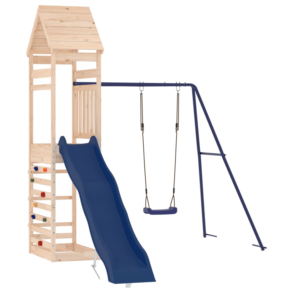 Vidaxl Playhouse Solid Pine Wood