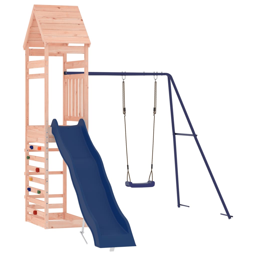 Vidaxl Playhouse Solid Douglas Wood