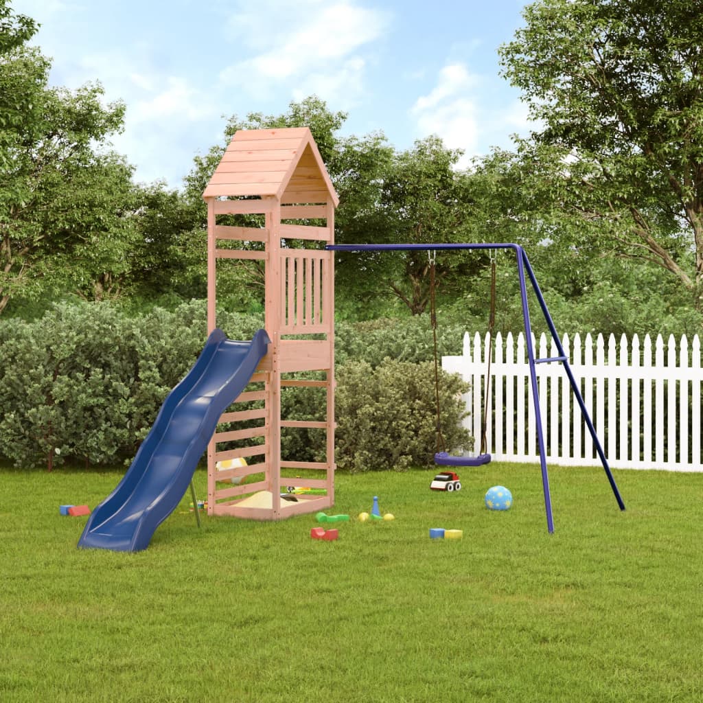 Vidaxl Playhouse Solid Douglas Wood