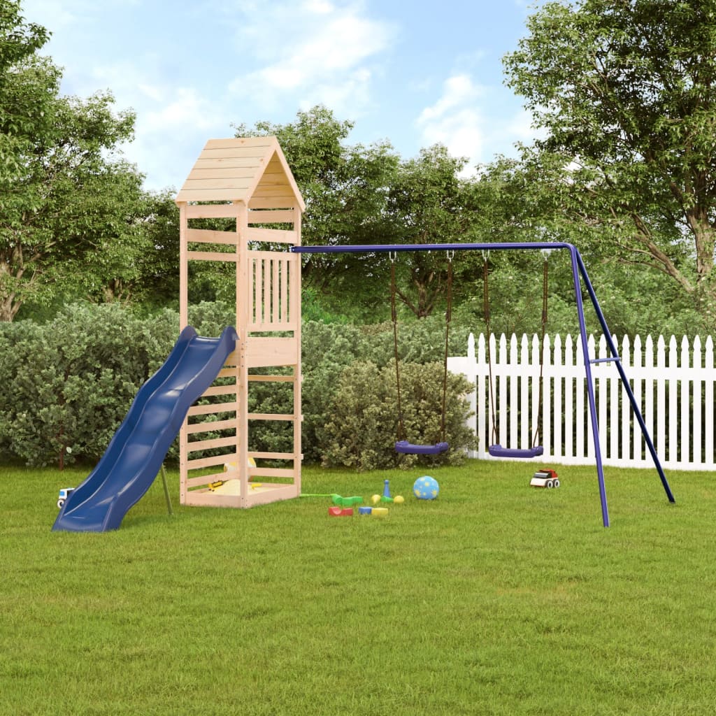 Vidaxl Playhouse Solid Pine Wood