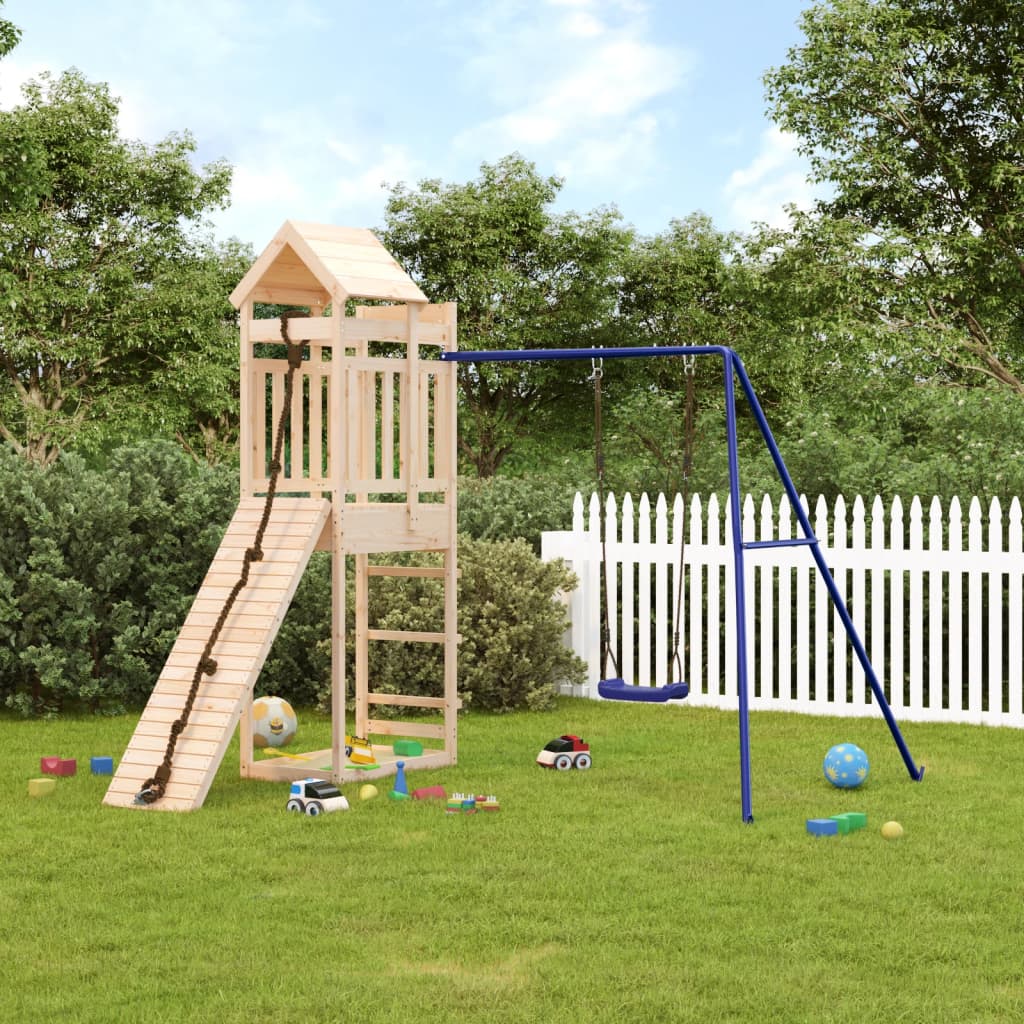 Vidaxl Playhouse Solid Pine Wood