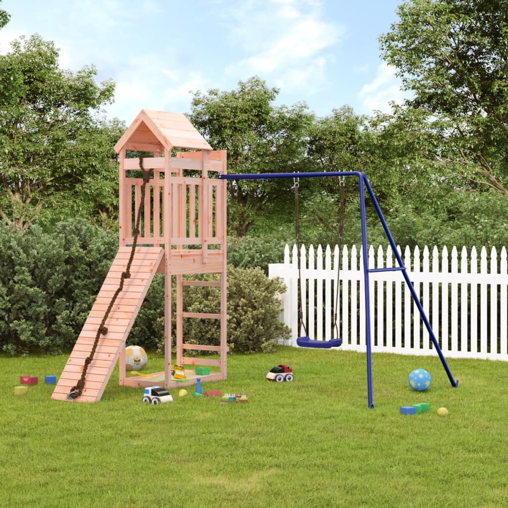 Vidaxl Playhouse Solid Douglas Wood