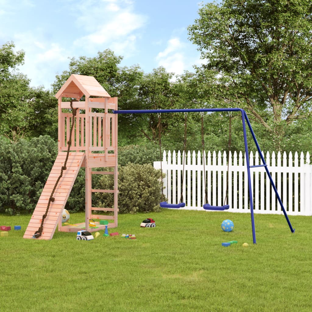 Vidaxl Playhouse Solid Douglas Wood