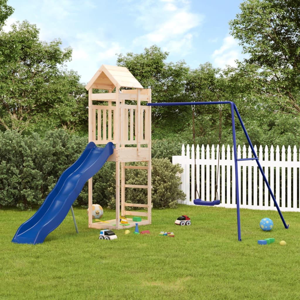 Vidaxl Playhouse Solid Pine Wood