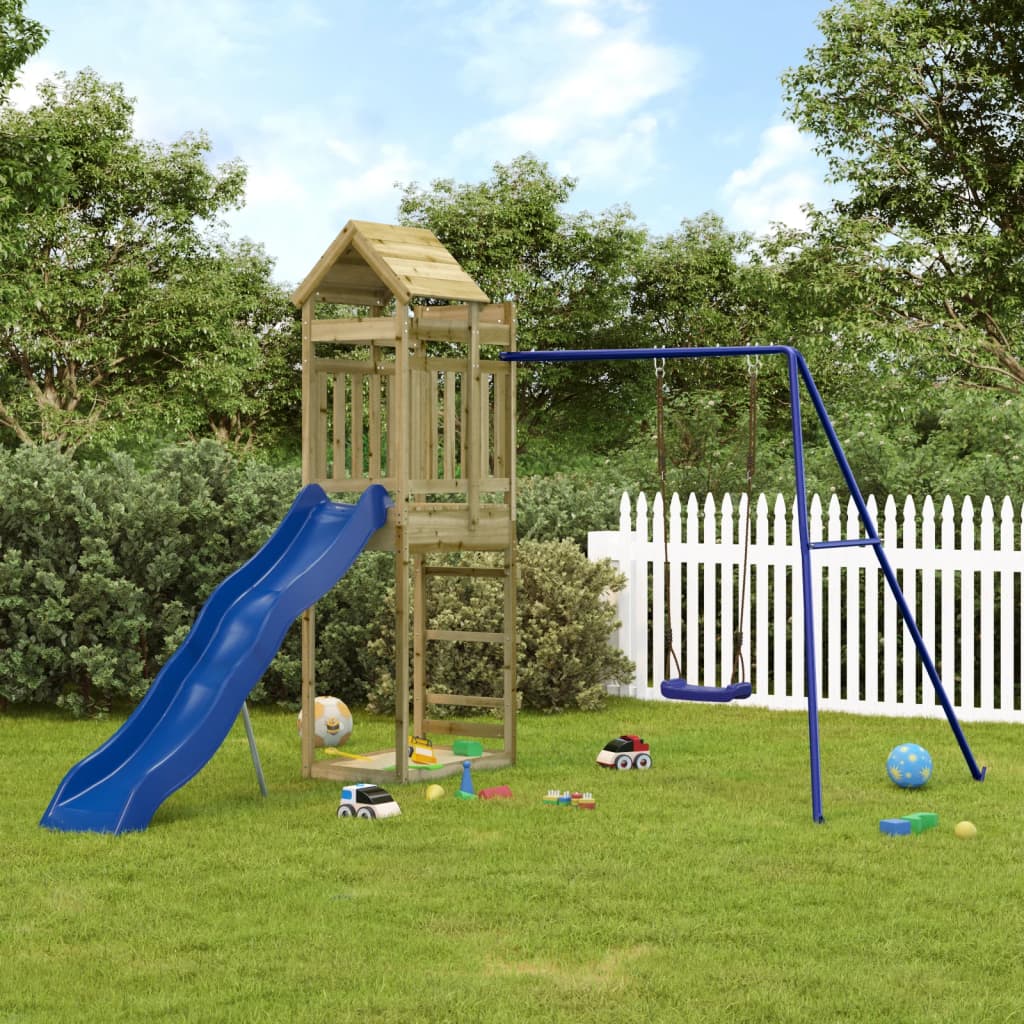 Vidaxl Playhouse imprægneret fyrretræ