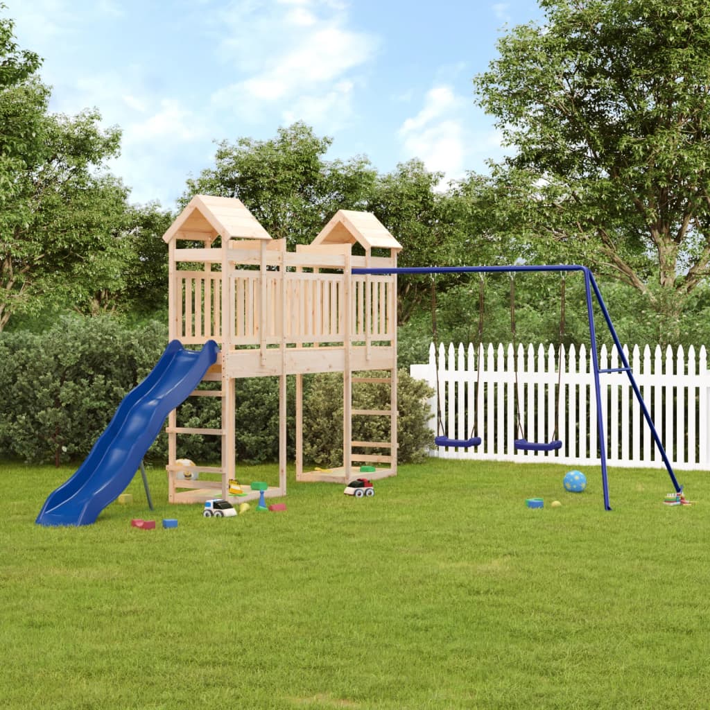 Vidaxl Playhouse Solid Pine Wood