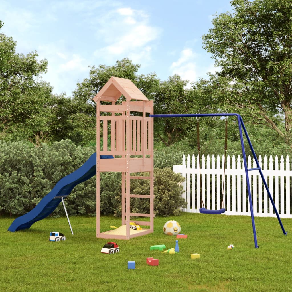 Vidaxl Playhouse Solid Douglas Wood