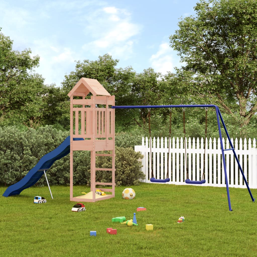 Vidaxl Playhouse Solid Douglas Wood