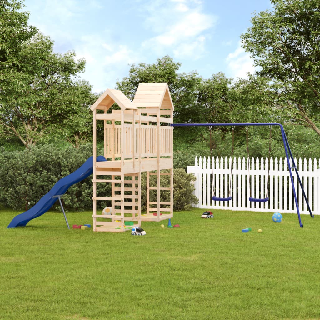 Vidaxl Playhouse Solid Pine Wood