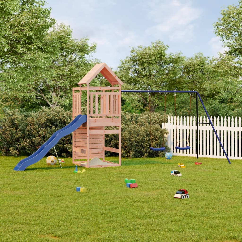 Vidaxl Playhouse Solid Douglas Wood