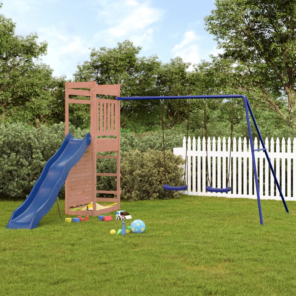 Vidaxl Playhouse Solid Douglas Wood