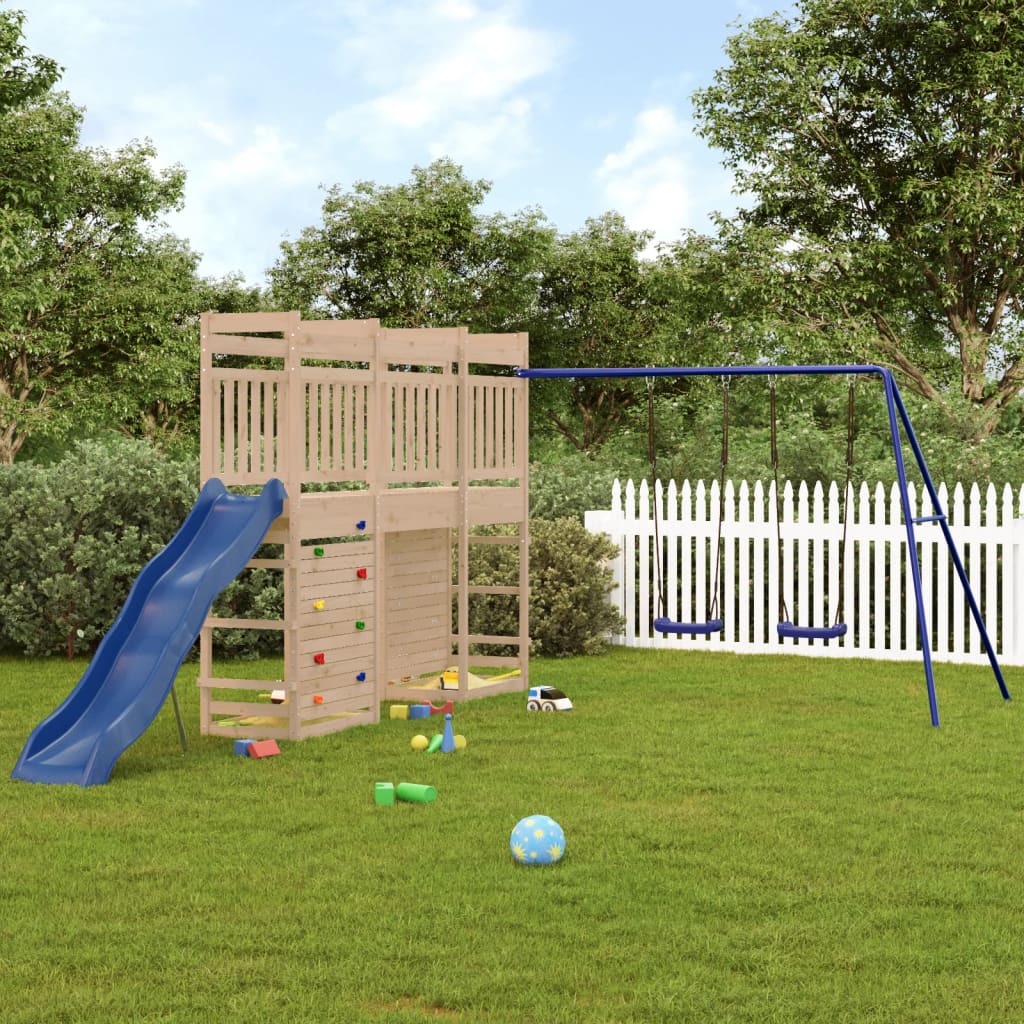 Vidaxl Playhouse Solid Pine Wood