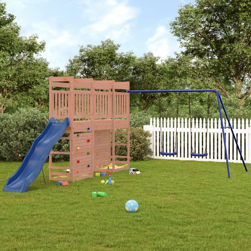 Vidaxl Playhouse Solid Douglas Wood