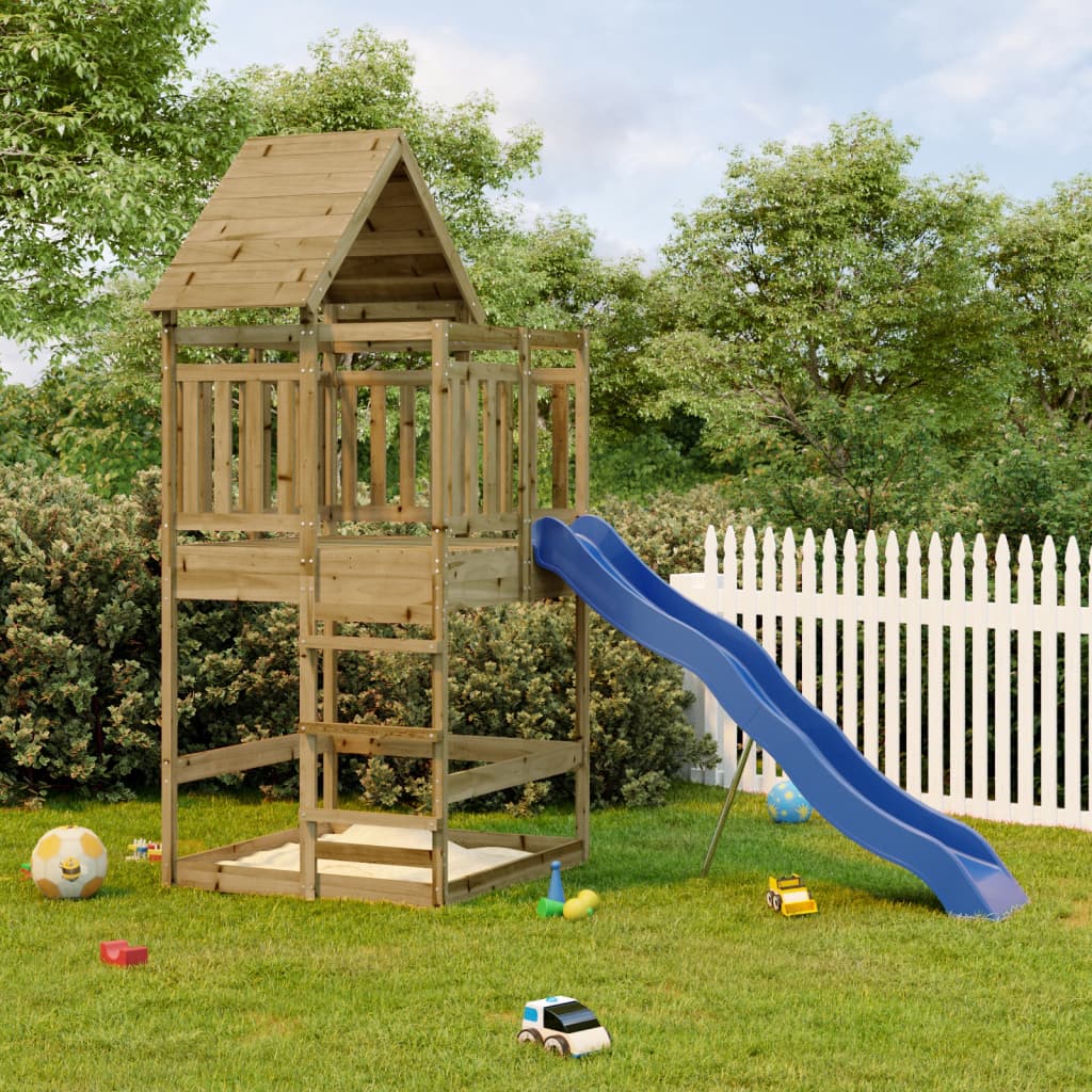 Vidaxl Playhouse imprægneret fyrretræ