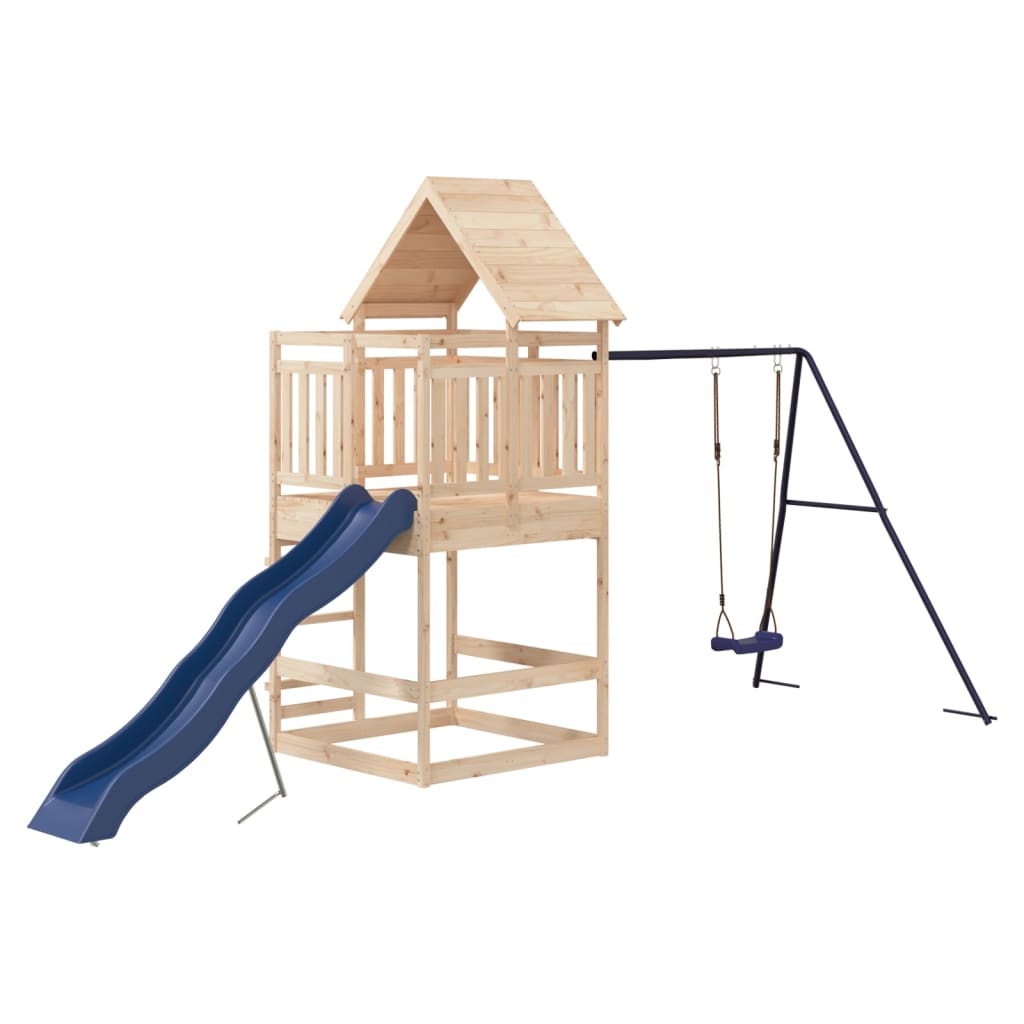 Vidaxl Playhouse Solid Pine Wood