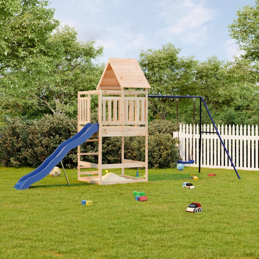 Vidaxl Playhouse Solid Pine Wood