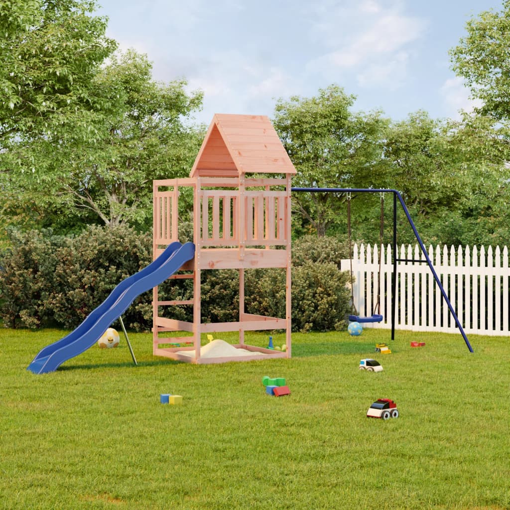 Vidaxl Playhouse Solid Douglas Wood