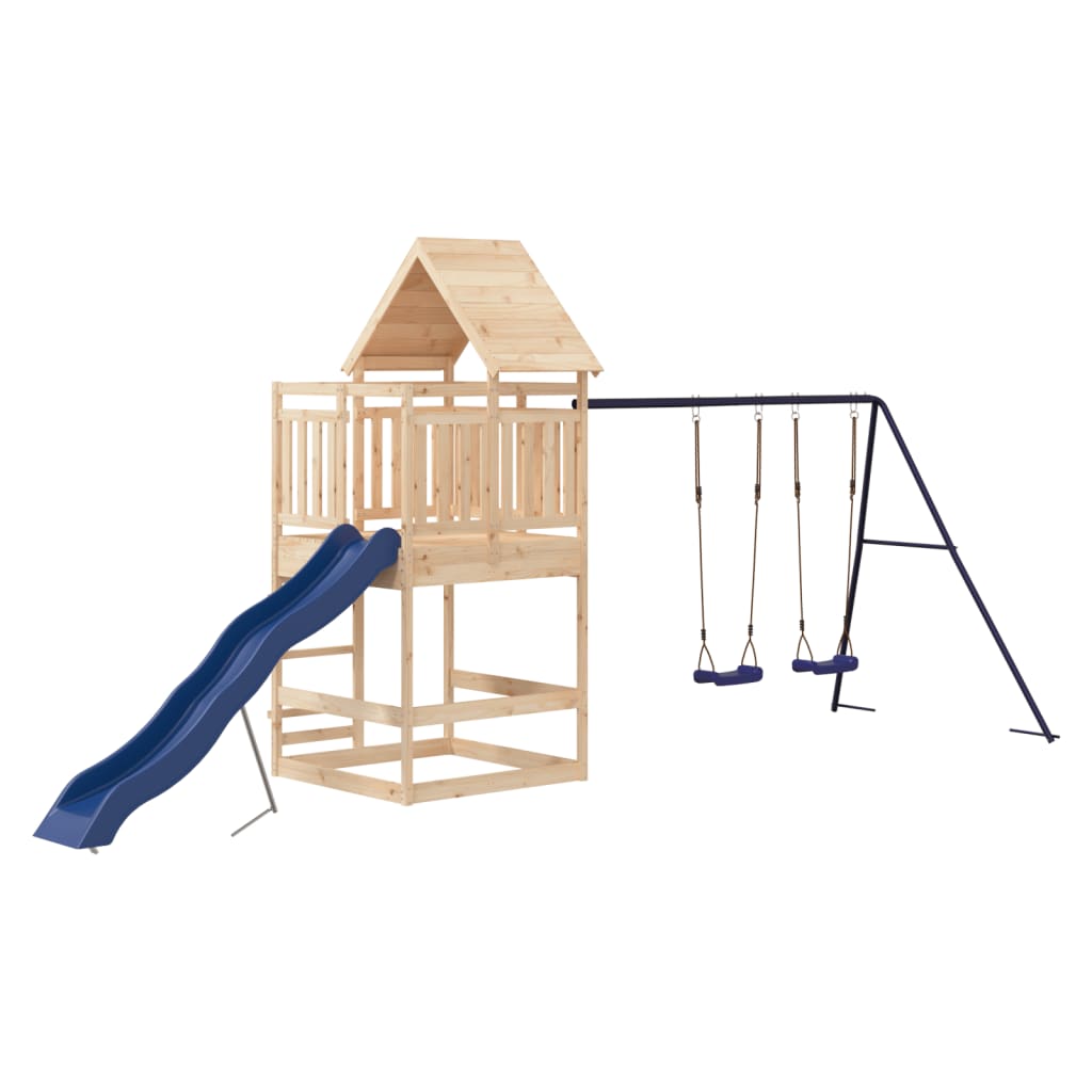 Vidaxl Playhouse Solid Pine Wood
