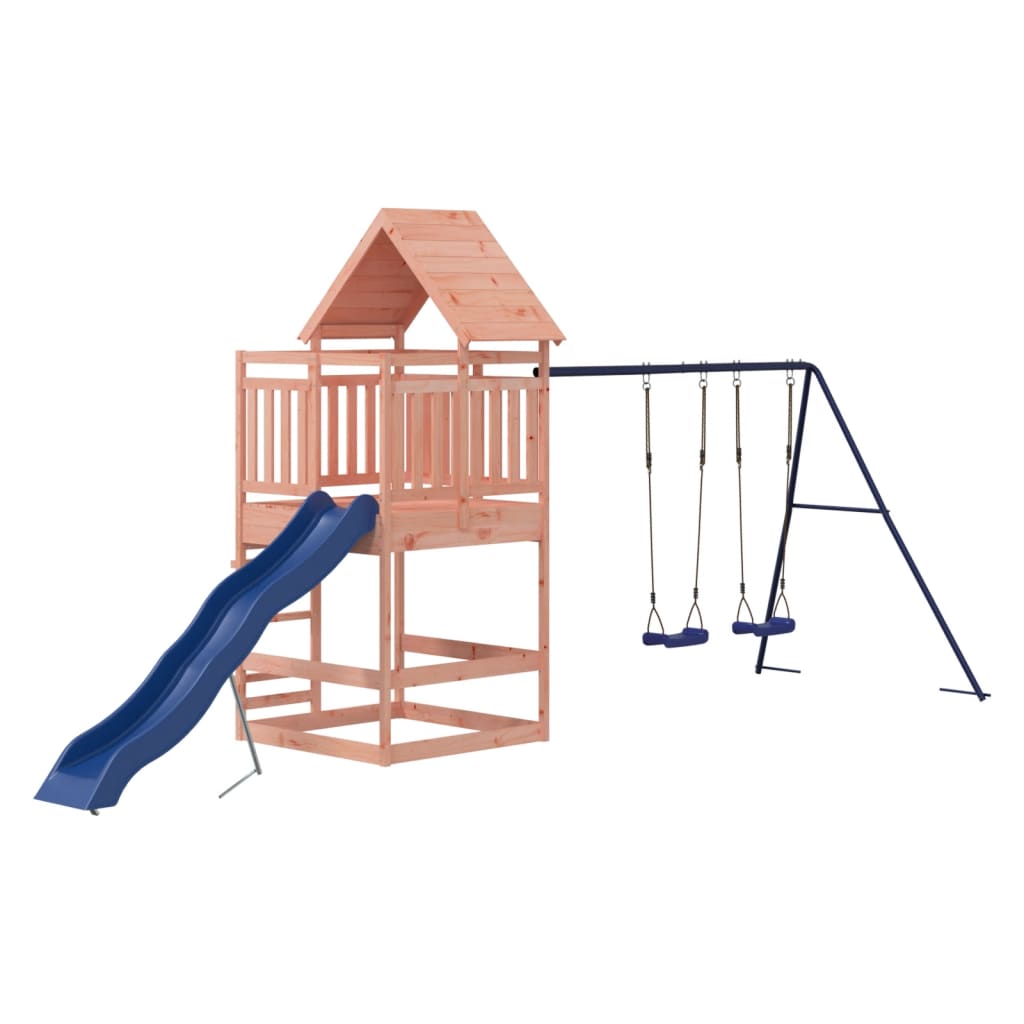 Vidaxl Playhouse Solid Douglas Wood