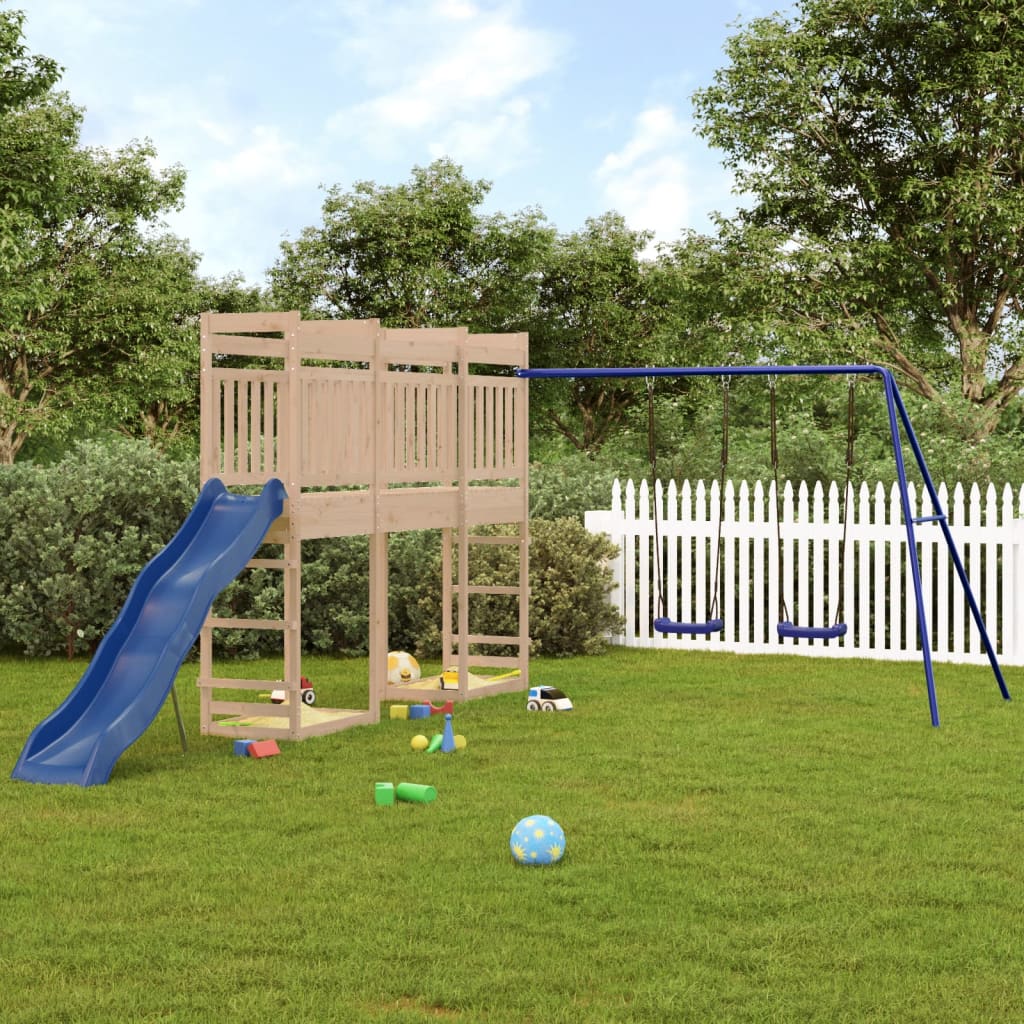 Vidaxl Playhouse Solid Pine Wood