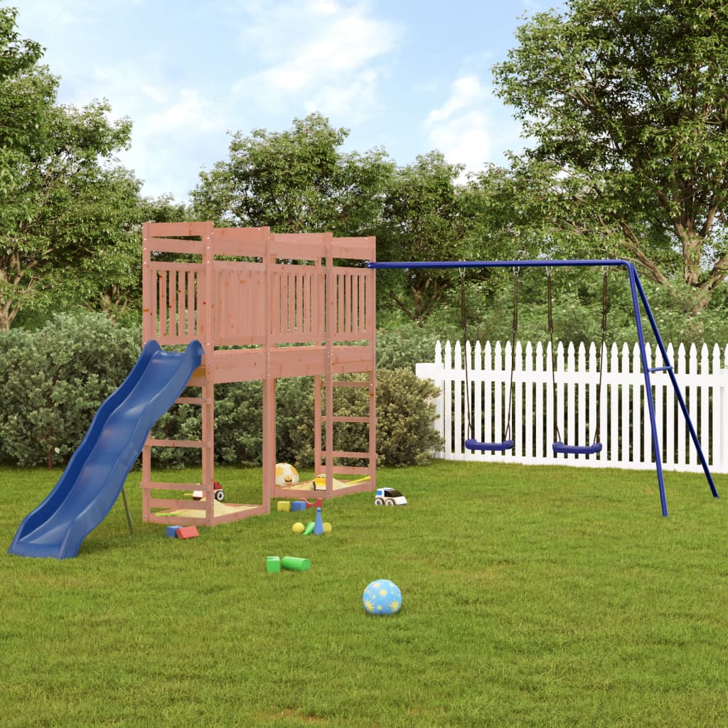Vidaxl Playhouse Solid Douglas Wood