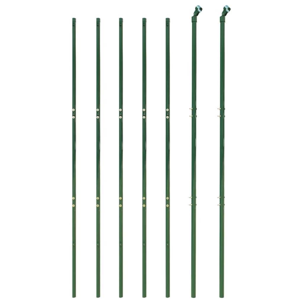 Vidaxxl Wire Mesh Fence 2x10 M Galvaniseret stålgrøn