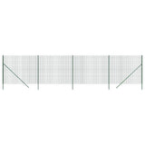 VIDAXXL WIRE MESH Hegn 2.2x10 M Galvaniseret stålgrøn