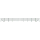 Vidaxl Wire Mesh Fence 2x25 M Galvanized Steel Green