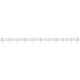 Vidaxxl Wire Mesh Fence 1x25 M Galvanized Steel Green