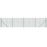 Vidaxxl Wire Mesh hegn med malede ankre 1,8x10 m grønt