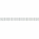 Vidaxl Wire Mesh -hegn med malede ankre 1,8x25 m grønt