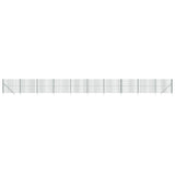 Vidaxl Wire Mesh hegn med malet ankre 2x25 m grøn