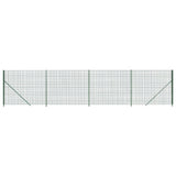 Vidaxxl Wire Mesh hegn med flange 1,6x10 m grøn