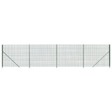 Vidaxxl Wire Mesh hegn med flange 2,2x10 m grøn