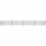 Vidaxl Mesh hegn med flange 1x10 m grøn