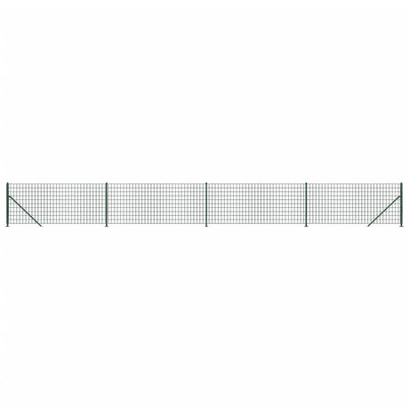 Vidaxl Mesh hegn med flange 1x10 m grøn