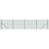 Vidaxxl Wire Mesh hegn med flange 2x10 m grøn