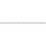 VIDAXXL Wire Mesh hegn med flange 0,8x25 m grøn