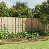 Vidaxxl Wire Mesh hegn med flange 1x25 m grøn