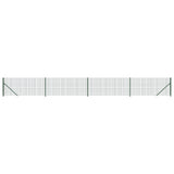 Vidaxl Mesh hegn med flange 1x10 m grøn