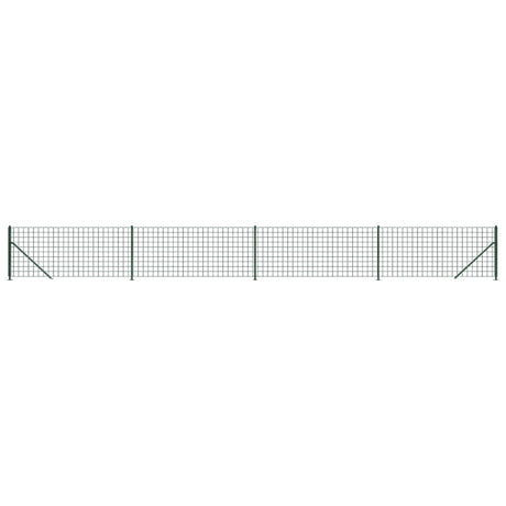 Vidaxl Mesh hegn med flange 1x10 m grøn