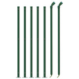 Vidaxl Mesh hegn med flange 1x10 m grøn